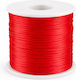 Lace Mouse Tail 0.1cm Red 100m