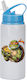 Kinder Trinkflasche Teenage Mutant Ninja Turtles 600ml Weiß Blau Deckel