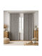My Home Luxury Curtain with Pencil Pleat Gray 280x270cm