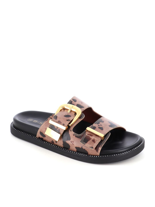 Damen Flache Sandalen Braun 263/2133_KAFE