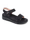 Women's Flat Sandals Black 02/2602_BLACK