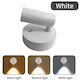 Rechargeable LED Emergency Light for Closets with Battery Power Source and Placement Sticker
