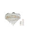 Lightex Candelabru 4x LED Încorporat