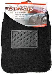Set Front and Back 5 Pieces Black Car Mats