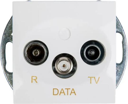 Kontakt-simon ТВ Антена Контакт R-tv-data Бял Dad.01/11