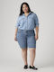 Women's Jean Bermuda Blue