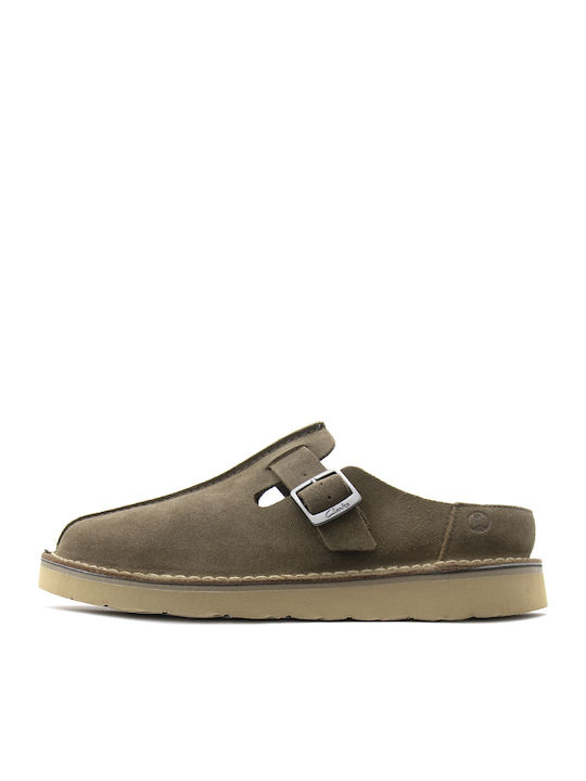 Solsbury Leather Winter Men's Slippers Brown
