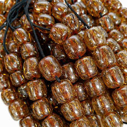 Rosary Worry Beads Acrylic Brown