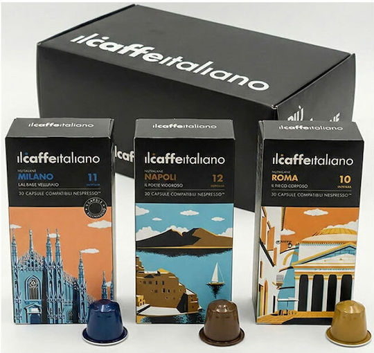 IL Caffe Italiano Капсули Еспресо Съвместими с Машина Nespresso 90 броя