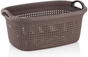 Sidirela Coș de Depozitare din Plastic Maro 50x37x23cm E-3410
