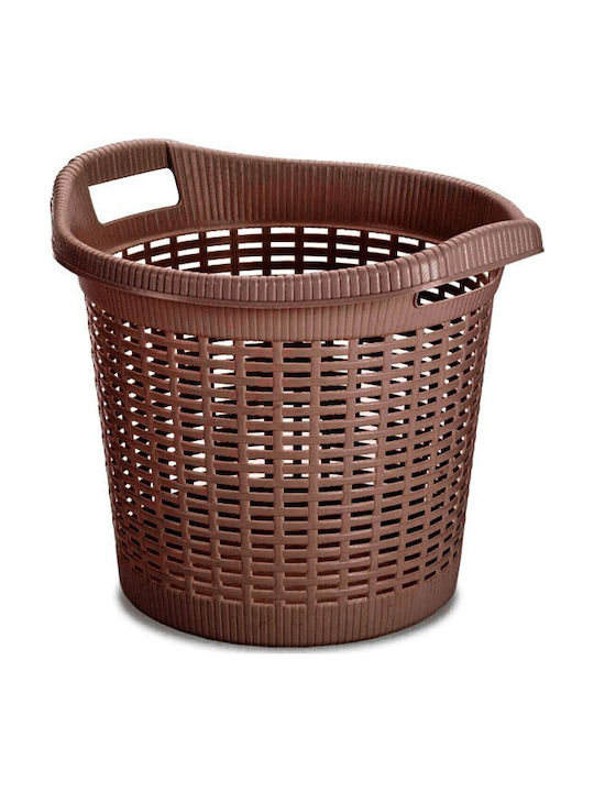 Gensini Καλάθι Αποθήκευσης Rattan Καφέ 28lt