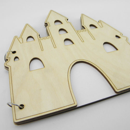 World of Wood Taufgästebuch aus Holz