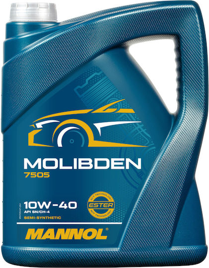 Mannol Molybdenum Synthetic Car Oil 10W-40 5lt