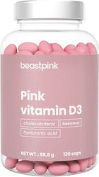 Beast Pink Pink Vitamina D3 2000 UI 120 capsule Beast Pink Pink Vitamina D3 2000 UI 120 capsule