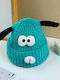 Kinder Beanie Gestrickt Hellblau