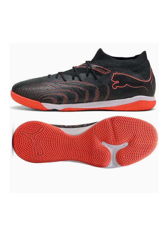 PUMA Future Ποδοσφαιρικά Παπούτσια Σάλας IT Μαύρα