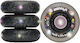 Impala Light Up Inline Wheels 4pk 70mm Black Twinkle