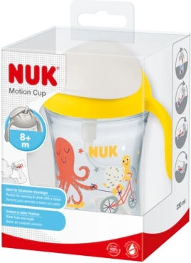 Nuk Детска Чаша Motion Cup Жълта 230ml