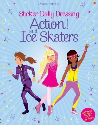 Sticker Dolly Dressing Action Ice Skaters Fiona Watt