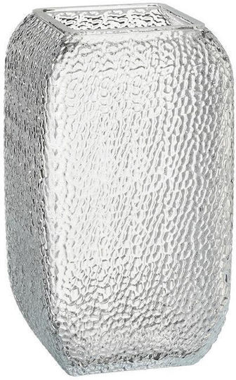 Dekorative Vase Glas Transparent Kars Abmessung 12x12xH20cm