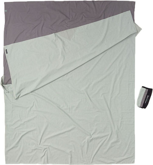 Sleeping Bag Liner Travelsheet Double-Size 220x180 Cocoon Grey