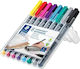 Staedtler Lumocolor Permanent Markers Beige 0.6mm Set 8 Pieces