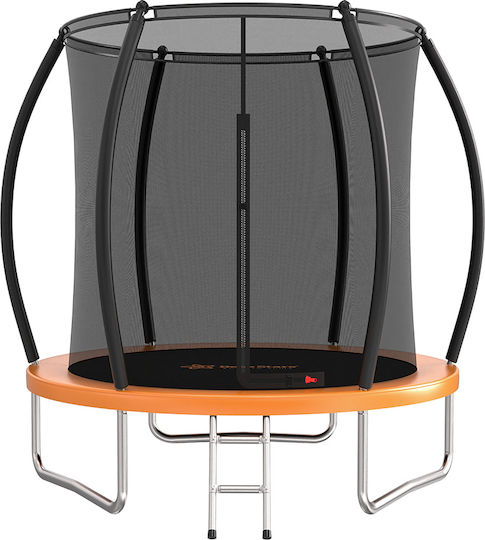 Bebe Stars Trampolin Für Draußen Mit Durchmesser 185cm Mit Netz Und Leiter