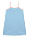 Minerva Kids Nightdress Summer Light Blue Dots