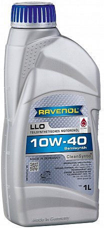 Ravenol LLO Halbsynthetisches Auto Schmierstoff Öl 10W-40 1lt