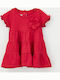 Girls Dress Knitted Strawberry Pink