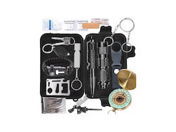 Set Supraviețuire 35 1 Lanternă Busolă Kit Prim Ajutor Survival Kit Camping Aria Trade