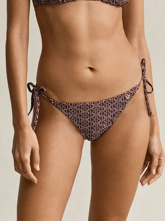 Gant Bikinihosen Slip Braun