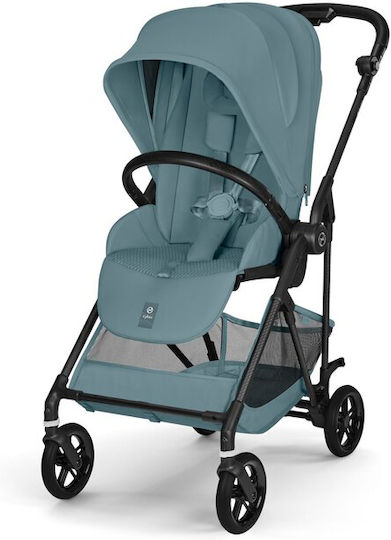 Cybex Melio Carbon Reversible Baby Stroller Suitable for Newborn Stormy Blue 5.9kg