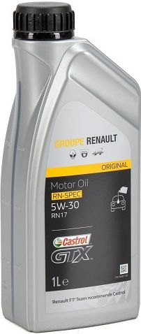Renault Castrol GTX RN17 Συνθετικό Λάδι Αυτοκινήτου 5W-30 1lt