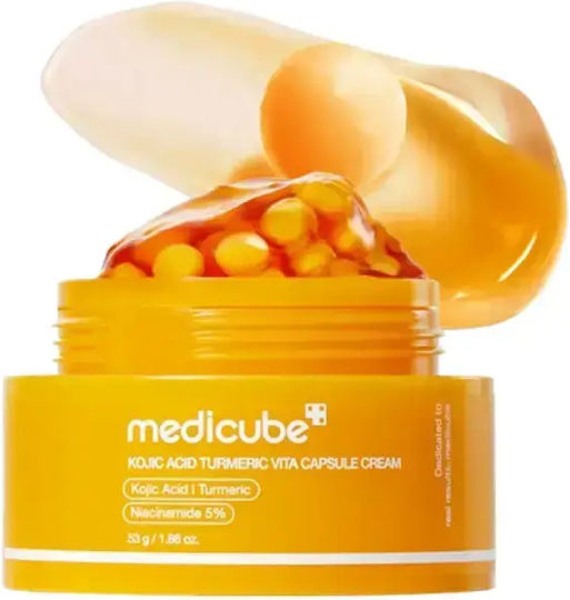 Medicube Kojic Acid Turmeric Vita Capsule Cremă de Față Împotriva Petelor Pigmentare 53gr