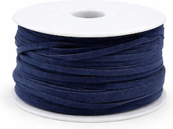 Suede Lace 0.3cm Blue 50m