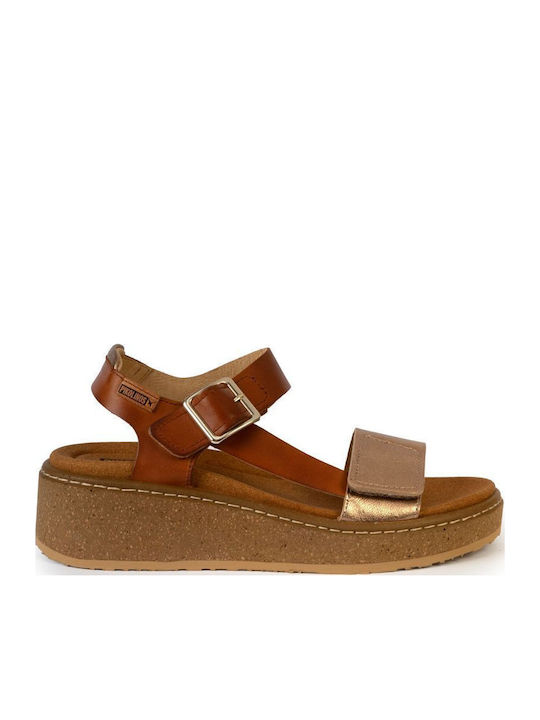 Pikolinos Summer Women's Platforms Tabac Brown
