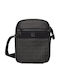 Herren Schulter / Crossbody Tasche Schwarz