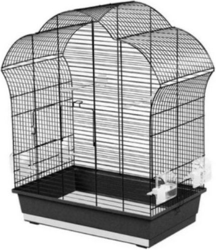 Voltrega Bird Cage 44.5x25.5x51.5cm Black