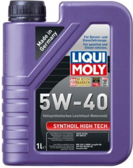 Liqui Moly Synthoil High Tech Synthetic Car Oil 5W-40 1lt