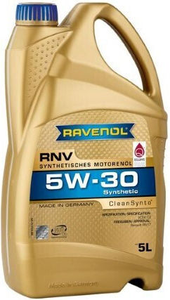 Ravenol RNV Synthetisches Auto Schmierstoff Öl 5W-30 5lt