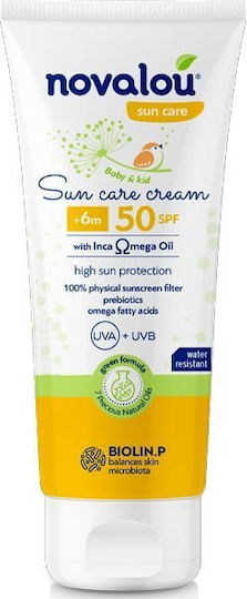 Novalou Sun Care SPF50 Waterproof Infant Sunscreen Emulsion for Face & Body 100ml