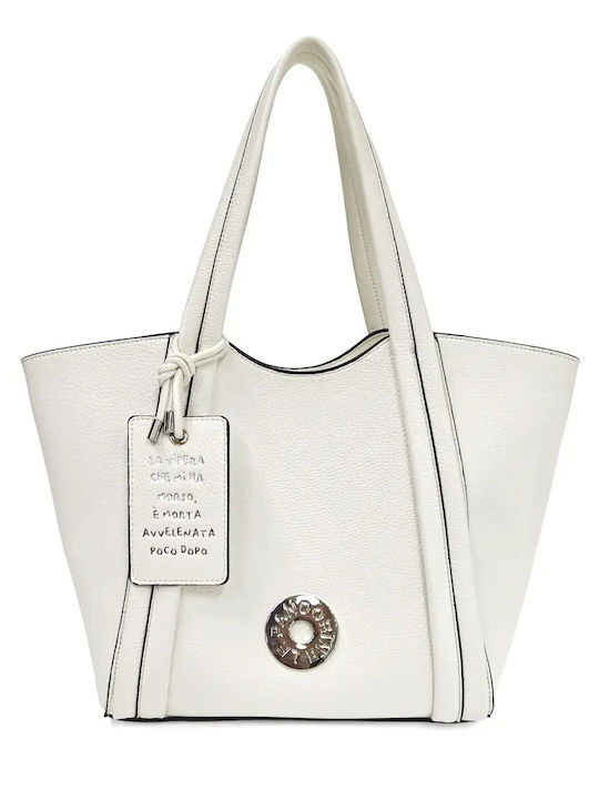 Le Pandorine Vicky Women's Shopper Bag White