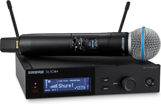 Shure SLXD24+/B58 Ασύρματο Δυναμικό Μικρόφωνο για Φωνητικά