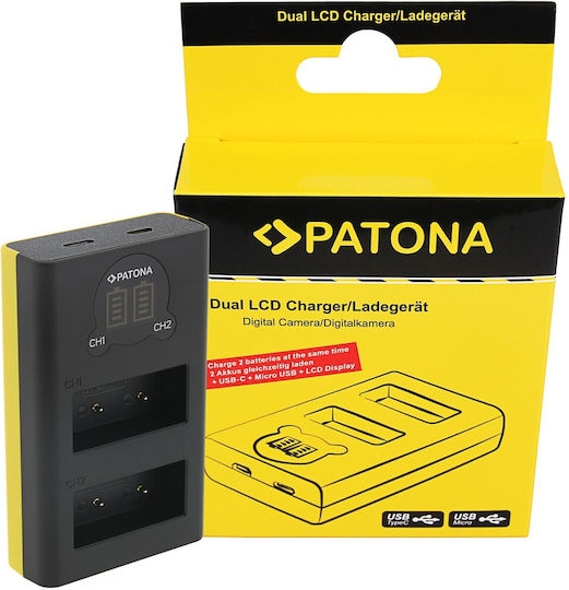 Patona Dual Lcd Usb Charger F Fuji Np-w126 Hs30 Exr Hs30exr Hs-30exr Hs33 Exr Hs33exr Hs-33exr Xpro 1 X-pro 1