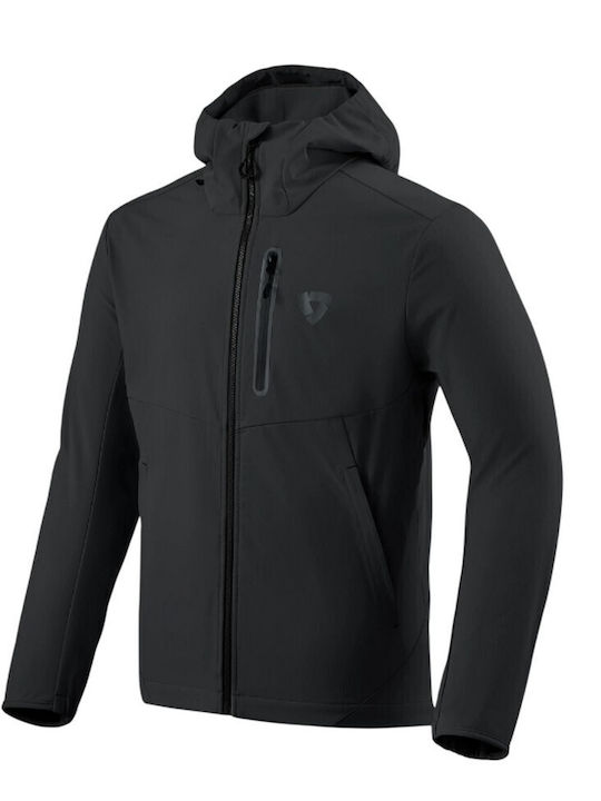 Rev'IT Jerry 2 Зимно Мъжко Мотоциклетно Яке Softshell Водоустойчиво Черно