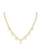 Rosefield Necklace Made of Gold Plated Steel with Zircon