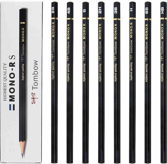 Tombow Wooden Highest Quality Pencils Mono-rs 12pcs 4901991017335 Nibs 4b