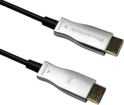 Powertech HDMI 2.1 Ultra High Speed 48Gbps 4K 120Hz HDR VRR Cable HDMI Male - HDMI Male 10m Black