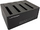 LC-Power Docking Station για Σκληρούς Δίσκους SATA με σύνδεση USB 3.0 (LC-DOCK-U3-4B-V2)
